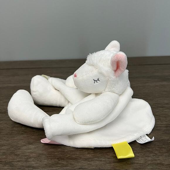 Cupcakes Cartwheels Llama Lamb Round Lovey‎ with Tags - Picture 2 of 4